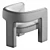 Tripod Armrest Chair by KARE 3D model small image 10