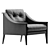 Contemporary Dezza Armchair Poltrona Frau 3D model small image 5