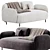 Modern Buddy 218 Sofa Set 3D model small image 1