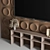 Custom TV Wall Unit 2016 3D model small image 3