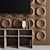 Custom TV Wall Unit 2016 3D model small image 4