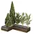 Outdoor Garden Tree Bush 3D 3D model small image 1