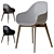 Elegant Wood Legs Chair Model 3D model small image 2