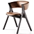 Modern Elegant REMO Dining Chair 3D model small image 2