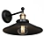 Industrial Modern Metal Glass Sconce 3D model small image 2