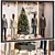 New Year Clothing Shop Showcase 3D model small image 2