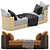 Elegant RH Byron Daybed 3D model small image 1