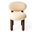 Modern Noom Flock Chair Design 3D model small image 5