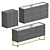 "Sakhalin" Collection Chest of Drawers - 3 Colors 3D model small image 1