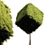 Lush Greenery Accent Bush 3D model small image 1