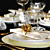 Festive Christmas Table Setting 3D model small image 5