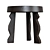 Solid Mango Wood Stool 3D model small image 2