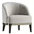 Elegant Venice Armchair for Interiors 3D model small image 3