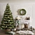 Festive Christmas Decor Set 01 3D model small image 1