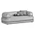 Contemporary BUMPER Sofa Design 3D model small image 3