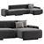 Modern Sectional Sofa LOVELAND Model 3D model small image 2