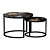 Tango Cosmic Coffee Table Pair 3D model small image 1