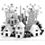 Gingerbread Village Houses Set 3D model small image 7