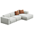 Translation: "PIUMA SOFA Corner" 
Title suggestion: Elegant Corner Sofa Design 3D model small image 2