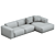 Translation: "PIUMA SOFA Corner" 
Title suggestion: Elegant Corner Sofa Design 3D model small image 3