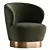 Sleek Swivel Chair: Contemporary Elegance 3D model small image 2