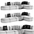 Iskral Modern Stylish Sofa 3D model small image 5