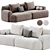 Natuzzi Buddie Sofa 2015 Collection 3D model small image 1