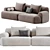 Natuzzi Buddie Sofa 2015 Collection 3D model small image 3