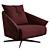 WALA Modern Swivel Chair 3D model small image 4