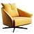 WALA Modern Swivel Chair 3D model small image 5