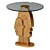 Dual-Faced Side Table Kare 3D model small image 2