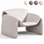 Stylish Le Club Armchair Design 3D model small image 5