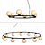 Modern LED Chandelier by Tribeca 3D model small image 3