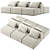 Modern D Design Sofa with OBJ Format 3D model small image 1