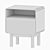 Kemp Bedside Table: Elegant Design 3D model small image 3