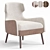 Modern Armchair Osby Design Furniture 3D model small image 1