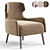 Modern Armchair Osby Design Furniture 3D model small image 4