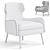 Modern Armchair Osby Design Furniture 3D model small image 6