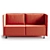 CoronaLegacyMtl Low Sofa Design 3D model small image 2