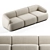 3-Seater Sofia Sofa 3D Model 3D model small image 1