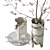 Branch Blooms Decor Set 3D model small image 14