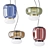 Vistosi Faro Glass Pendant Lamps 3D model small image 4