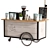 Mini Coffee Cart Model Set 3D model small image 2