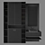 Modern Bathroom Furniture Set 3D model small image 4