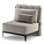 Modern Luxury Armchair PR.760 3D model small image 2