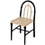 Chic Fern Dining Chair by Anthropologie 3D model small image 4