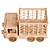 UV Unwrapped Toy Truck Organizer 3D model small image 3