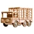 UV Unwrapped Toy Truck Organizer 3D model small image 4