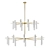 Brass Pendant Light with 20 Shades 3D model small image 2