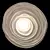 Handcrafted Ceramic Glazed Wall Lamp 3D model small image 3